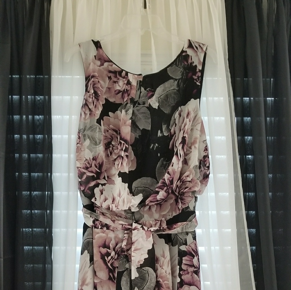 Ashley Stewart Chiffon Hi-Lo Dress